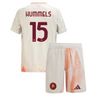 Camiseta AS Roma Mats Hummels #15 Segunda Equipación Replica 2024-25 para niños mangas cortas (+ Pantalones cortos)